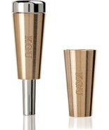 Trumpet Mouthpiece Booster Kgubrass Custom Made Cone Kgu Antique Bronze ... - $123.42 CAD
