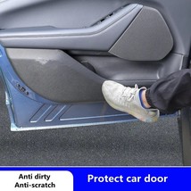 4pcs Car Door Anti Kick Sticker Leather Car Door Ee Protective Film For   Mach-E - £132.26 GBP