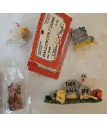 Fairy Garden Halloween Witch Cauldron Graveyard Skeleton Pumpkin Black C... - €16,58 EUR