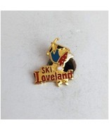 Vintage Ski Loveland Colorful Lapel Hat Pin - $193.53 MXN