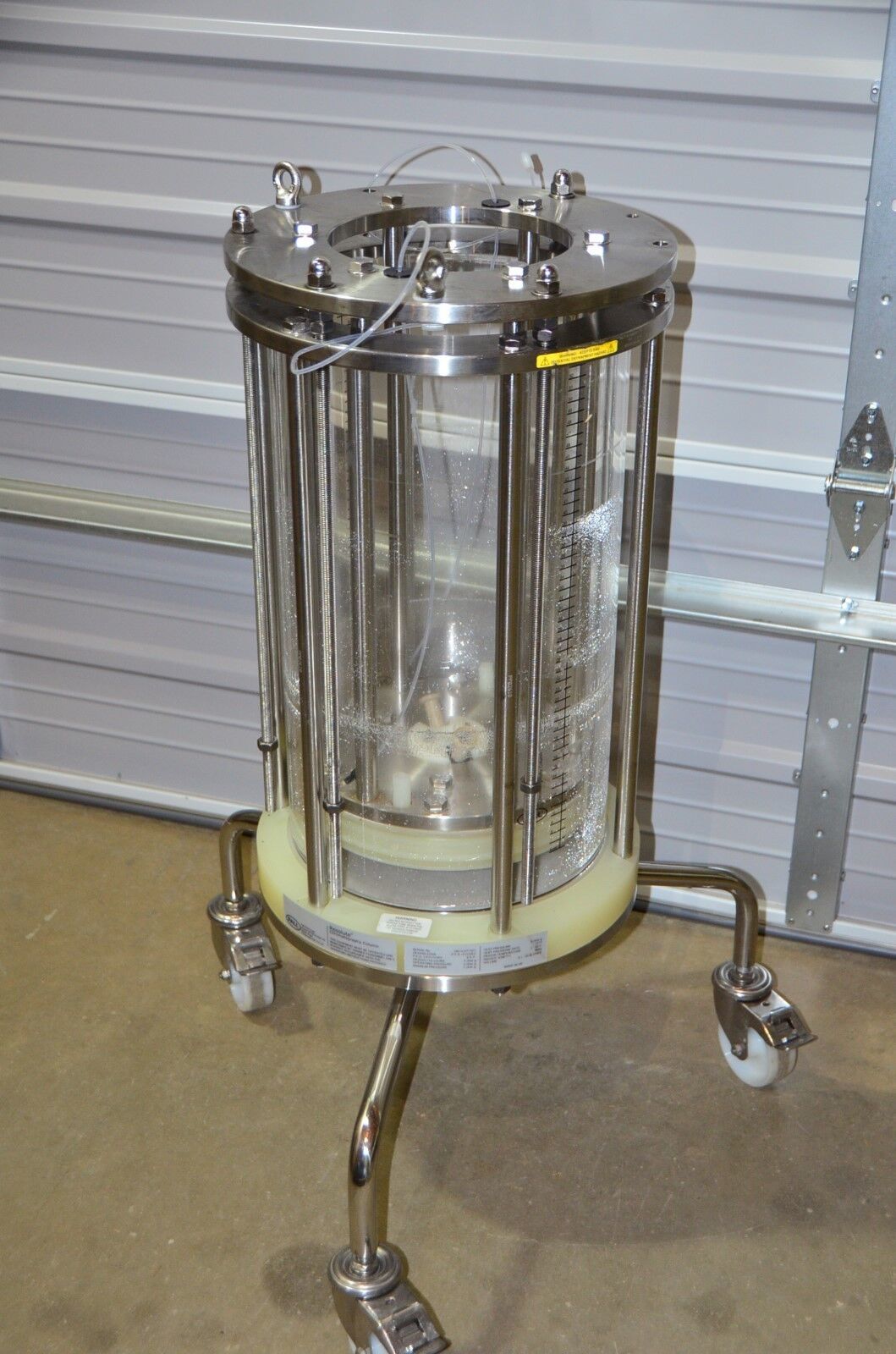 Pall Resolute 300mm Manual Chromatography Column 30.8 Liter Cap  97/23/EC  - $1,345.50