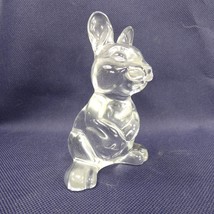 Princess House Pets 24% Crystal Lead Bunny Rabbit 3.5&quot; WOJL3 - £14.05 GBP