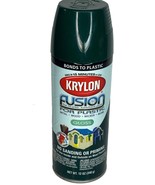 Krylon Fusion Gloss Hunter Green 2324 For Plastic Rare Discontinued - £29.21 GBP