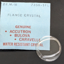 Genuine NEW Bulova Watch Flange Crystal Part# 7356-1FL - £16.36 GBP