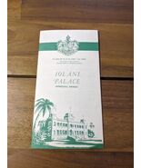 Vintage 1960s Honolulu Hawaii Iolani Palace Brochure - $25.14 CAD
