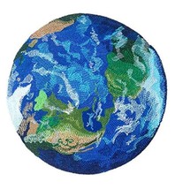 Custom and Unique Mother Earth Our Planet Embroidered Iron on/Sew Appliq... - £25.64 GBP