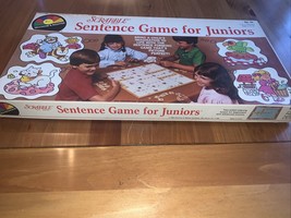 Vintage 1981 Scrabble Brand Sentence Game For Juniors No. 23 Ages 5-9 Complete - £12.65 GBP