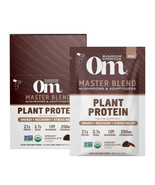 OM MUSHROOM SUPERFOOD PLANT PROTEIN 10 -34G PACKETS CREAMY CHOCOLATE 02/... - £17.02 GBP