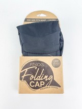 FitKicks Folding Adjustable Cap UPF 50 Active Lifestyle Hat Unisex Black - £14.65 GBP