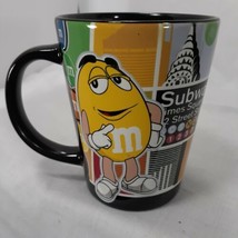 M&amp;M&#39;s World 2013 New York Times Square Subway Coffee Tea Cocoa Mug 4&quot; 10cmx5&quot; - $12.79