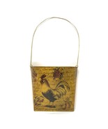 Metal Wall Hanging Pocket Basket Rooster Planter Flower Letter Holder Fa... - £15.76 GBP