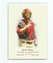 David Ross (Cincinnati) 2007 Topps Allen &amp; Ginter Sp SHORT-PRINTED Card #311 - £3.90 GBP