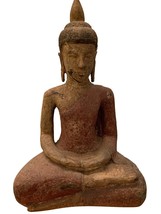 Ancien Khmer Style Se Asie Assis Bois Méditation Statue de Bouddha - 56c... - $1,090.84