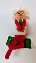 Santa Claus Lane Kris Kringle Handcrafted Christmas Tree Ornament - £9.43 GBP