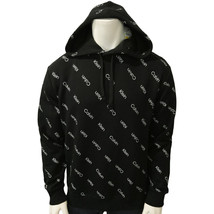 Nwt Calvin Klein Msrp $111.99 Men&#39;s Black Long Sleeve Hoodie Sweatshirt Size M L - £42.34 GBP