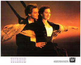 James Cameron&#39;s TITANIC (1997) Leonardo DiCaprio &amp; Kate Winslet at Bow o... - £58.99 GBP