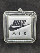 Nike Air 3.5&quot; Large Hang Tag Keychain - Silver Clear Soft Plastic (Air C... - $34.90