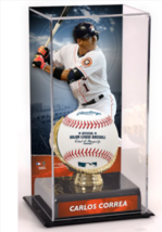 Carlos Correa Houston Astros Baseball Display Custodia - £68.63 GBP