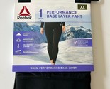 Reebok Women&#39;s Warm Performance Base Layer Pants Size XL X-Large Black B... - $7.86