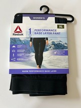 Reebok Women&#39;s Warm Performance Base Layer Pants Size XL X-Large Black B... - £6.18 GBP