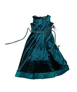 Rare Editions Hunter Green Velvet Sleeveless A-Line Midi Dress Plus Sz 1... - $36.20