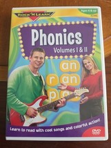 Rock n learn phonics volume one  And Two DVD 6 And Up RL948 1 &amp; 2 - $19.39