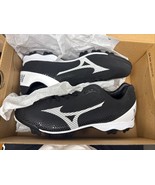 Mizuno Men&#39;s Wave Lightrevo TPU Molded Low Baseball Cleat Black/White  S... - $89.84 CAD