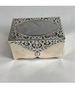 Things Remembered Silver Plated Filigree Ring Jewelry Trinket Box - $19.71 CAD