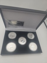 5 X FIVE KRUGERRAND SOUTH AFRICA 2021 1OZ SILVER COINS WITH CERTIFICATE ... - $89.14