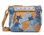 Y handbag designer jeans shoulder bag star patchwork jeans bag soft washed leather thumb155 crop