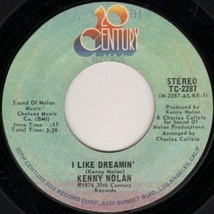 Kenny Nolan - I Like Dreamin&#39; / Time Ain&#39;t Time Enough U.S. 7 Inch Record 1976 - £7.09 GBP