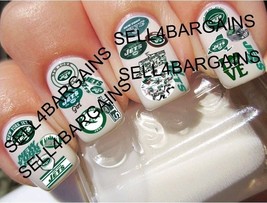2025 New York Jets 20 Different Designs》Salon Quality Nail Art Decals New - $19.31