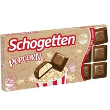 Schogetten POPCORN chocolate bar 100g Limited Edition FREE SHIP - $9.85