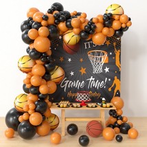 Basketball Party Decorations - 132 Pcs Basketball Party Supplies Balloon... - £23.59 GBP