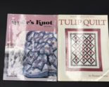 Quilt in a Day Eleanor Burns Quilting Books Lover&#39;s Knot Tulip Quilt Lot... - $9.99