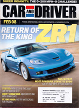 Car and Driver Magazine February 2008 - £2.01 GBP