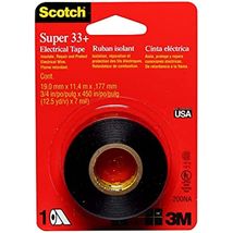 Scotch Super 33+ 3/4 in. W X 450 in. L Black Vinyl Electrical Tape - $8.95