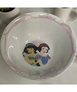 Disney Princess Jasmine &amp; Snow White Porcelain Cereal Bowl - $15.87