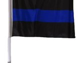 AES 12x18 Wholesale lot 12 Police Blue Line Double Sided Car Vehicle 12&quot;... - £46.03 GBP