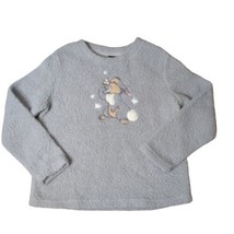 Disney Thumper Gray / Silver Sherpa Sleep Top / Sweatshirt Size M - Very Cozy - £9.27 GBP