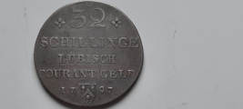 1797 German States Lubeck 32 Schilling - £188.75 GBP