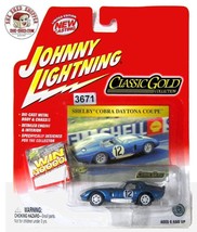 Johnny Lightning Classic Gold Shelby 1965 Blue Cobra Daytona Coupe  Hot Wheels - £10.26 GBP