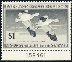 RW14, Mint NH XF $1 Duck Stamp - PSE Graded 90 * Stuart Katz - $125.00