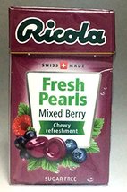Ricola Herbal Sugar Free Mixed Berry Mints, 0.88-ounce Boxes (Pack of 12) - £29.89 GBP