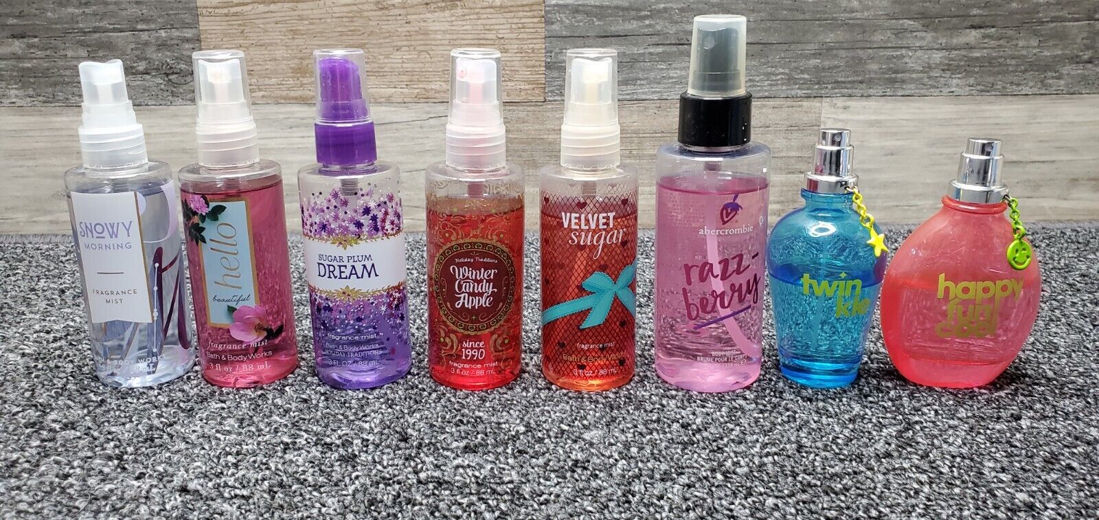 Primary image for Bath & Body Works and Abercrombie Fragrance Mists! Lot of 8!