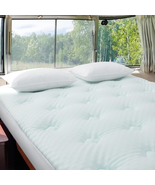 RV Short Queen Mattress Topper Viscose Derived from Bamboo, Camping Memo... - $74.16