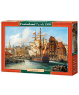 1000 Piece Jigsaw Puzzle, The Old Gdansk, Poland, historic sailing ship,... - €27,55 EUR