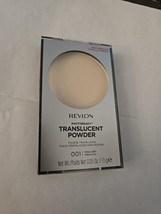 Revlon Photoready Translucent Powder 001 Translucent New W/ Brush 0.25 o... - $12.87