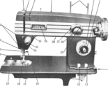 White 3955 manual Automatic zig zag sewing machine instruction Enlarged - £10.18 GBP