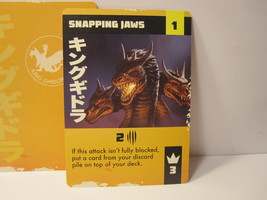 2021 Godzilla, Tokyo Clash game piece: King Ghidorah card - Snapping Jaws / 3 - £0.99 GBP